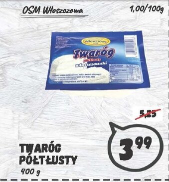 Wafelek Twaróg półtłusty 400g oferta