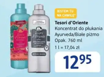 dm drogerie markt Tesori d'Oriente Koncentrat do płukania Ayurveda/Białe piżmo 760 ml oferta