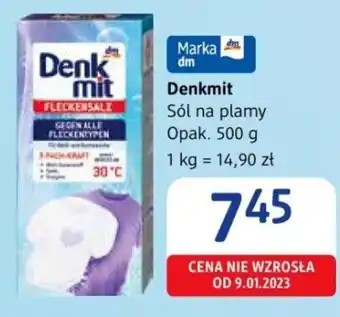 dm drogerie markt Denkmit Sól na plamy 500 g oferta