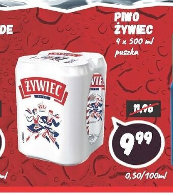 Wafelek Piwo Żywiec 4x500ml oferta