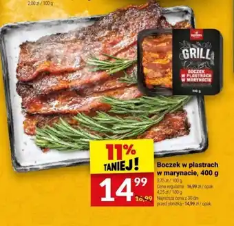 Twój Market Boczek w plastrach w marynacie, 400 g oferta