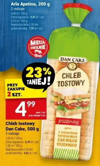 Twój Market Chleb tostowy Dan Cake, 500 g oferta