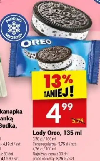 Twój Market Lodowa kanapka ze śmietanką Zielona Budka, 160 ml oferta