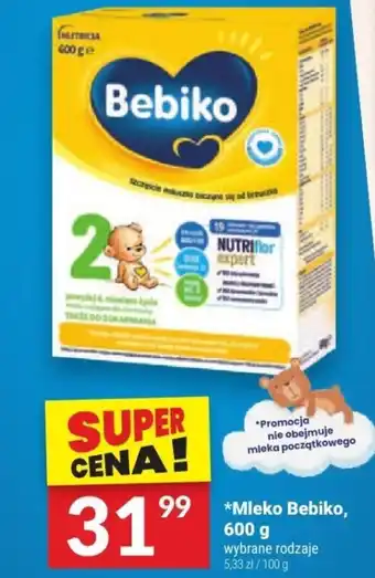 Twój Market Mleko Bebiko, 600 g oferta