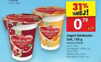 Twój Market Jogurt Serduszko Zott, 125 g oferta