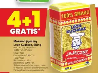 Twój Market Makaron jajeczny Leon Kucharz, 250 g oferta