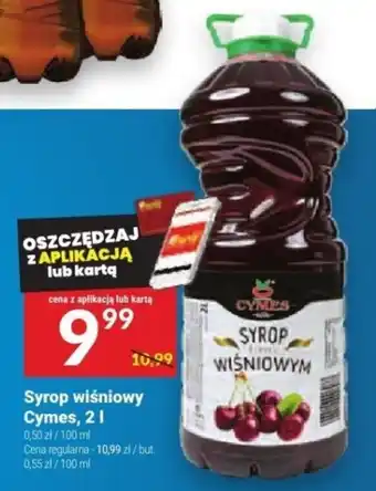 Twój Market Syrop wiśniowy Cymes, 2l oferta