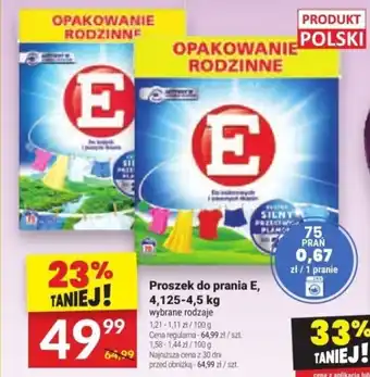 Twój Market Proszek do prania E, 4,125-4,5 kg oferta