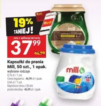 Twój Market Kapsułki do prania Mill, 50 szt. oferta