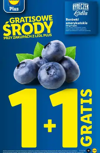 Lidl Borówki amerykańskie 125 g oferta