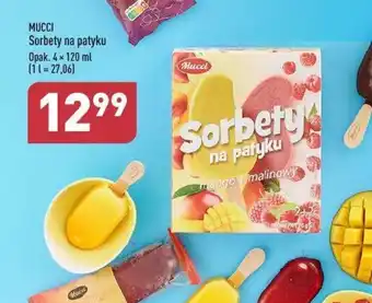 ALDI MUCCI Sorbety na patyku 4 × 120 ml oferta