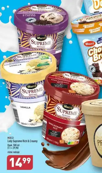 ALDI MUCCI Lody Supreme Rich & Creamy 500 ml oferta
