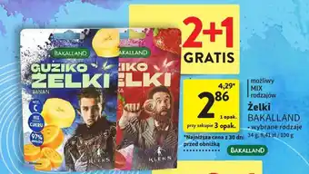 Intermarche Żelki BAKALLAND 34 g oferta