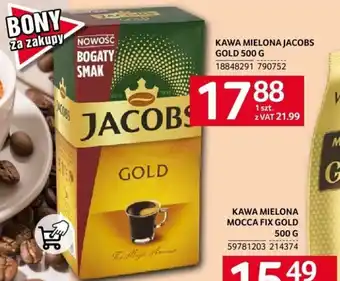 Selgros KAWA MIELONA JACOBS GOLD 500 G oferta