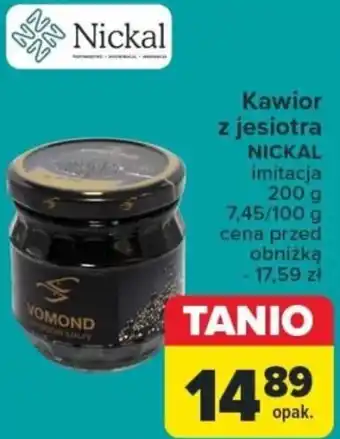 Carrefour Kawior z jesiotra NICKAL imitacja 200 g oferta