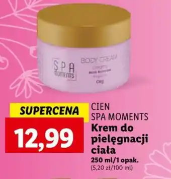 Lidl CIEN SPA MOMENTS Krem do pielęgnacji ciała oferta