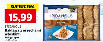 Lidl ERIDANOUS Baklawa z orzechami włoskimi 390 g oferta