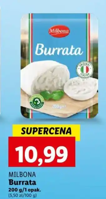 Lidl MILBONA Burrata 200 g oferta