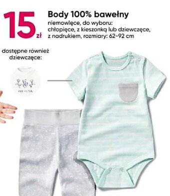 Pepco Body 100% bawełny niemowlęcy oferta