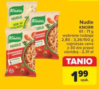 Carrefour Nudle KNORR 61-71 g oferta