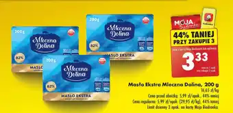 Biedronka Masło Ekstra Mleczna Dolina, 200 g oferta