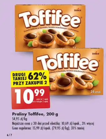 Biedronka Praliny Toffifee, 200 g oferta