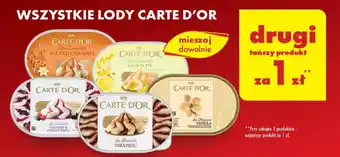 Biedronka WSZYSTKIE LODY CARTE D'OR oferta