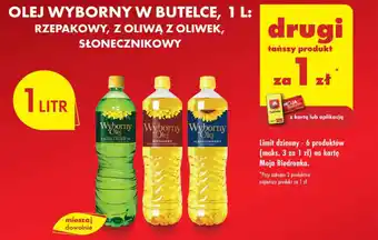 Biedronka OLEJ WYBORNY W BUTELCE, 1 L oferta