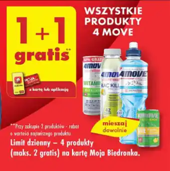 Biedronka WSZYSTKIE PRODUKTY 4 MOVE oferta