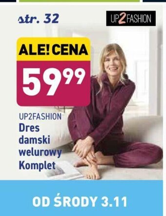 ALDI Dres damski welurowy oferta