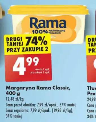 Biedronka Margaryna Rama Classic, 400 g oferta