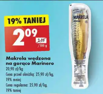 Biedronka Makrela wędzona na gorąco Marinero 100 g oferta