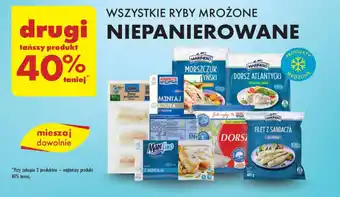 Biedronka WSZYSTKIE RYBY MROŻONE NIEPANIEROWANE oferta