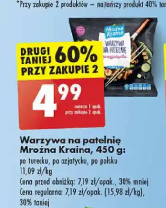 Biedronka Warzywa na patelnię Mroźna Kraina, 450 g oferta