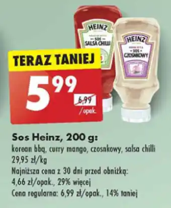 Biedronka Sos Heinz, 200 g oferta