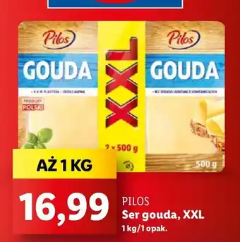 Lidl Ser gouda plastry Pilos oferta