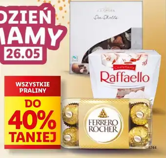 Lidl Praliny w pudełku plastikowym Ferrero Rocher oferta