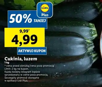 Lidl Cukinia zielona oferta