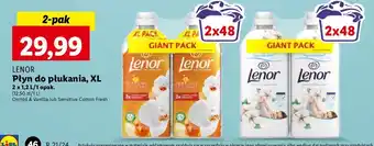 Lidl Płyn do płukania enjoy Lenor oferta