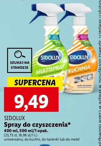 Lidl Spray do mebli Sidolux oferta