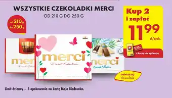 Biedronka Bombonierka coconut collection Storck Merci oferta