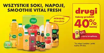 Biedronka Sok ananasowy Vital Fresh oferta