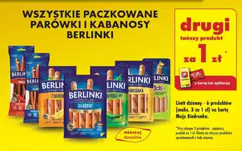 Biedronka Kabanosy classic Morliny Berlinki oferta