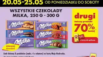 Biedronka Czekolada toffee wholenut Milka Mmmax oferta