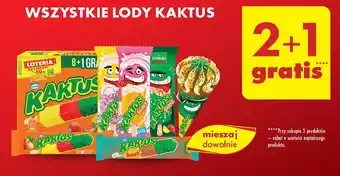 Biedronka Rożek cytrynowo-truskawkowy Nestle Kaktus oferta