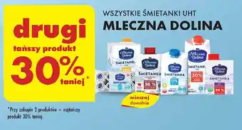 Biedronka Śmietanka do kawy Mleczna Dolina oferta