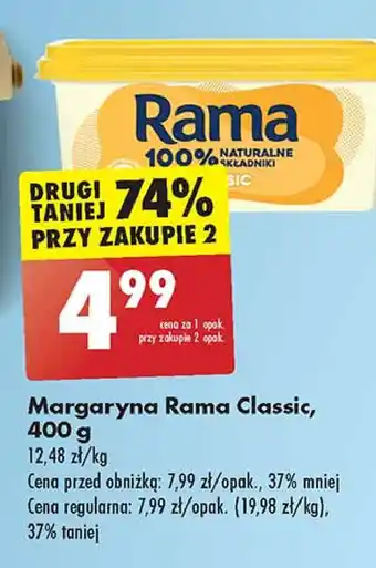 Biedronka Margaryna Rama Classic oferta