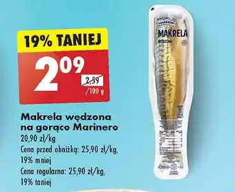 Biedronka Makrela wędzona Marinero oferta