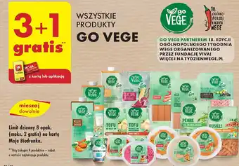 Biedronka Makaron penne z zielonego groszku Govege oferta