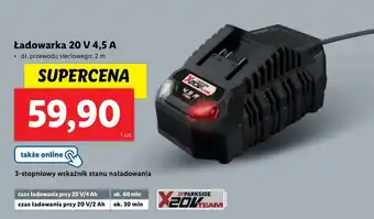 Lidl Ładowarka 20v Parkside oferta